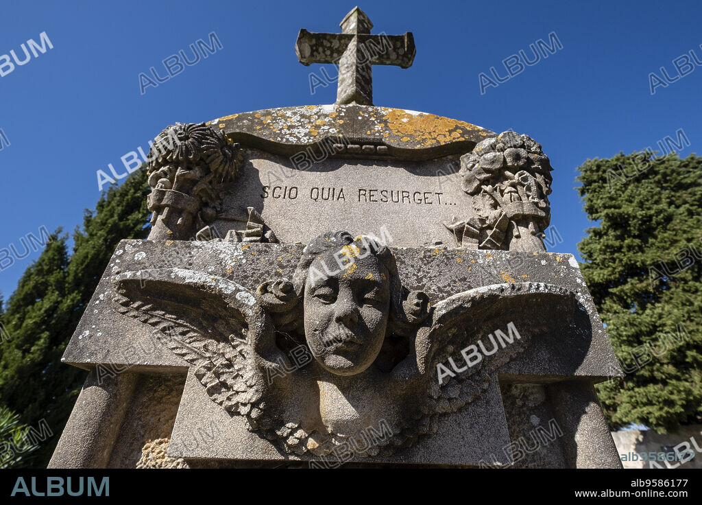 Tejedor family tomb , Felanitx cemetery, Mallorca, Balearic Islands, Spain.