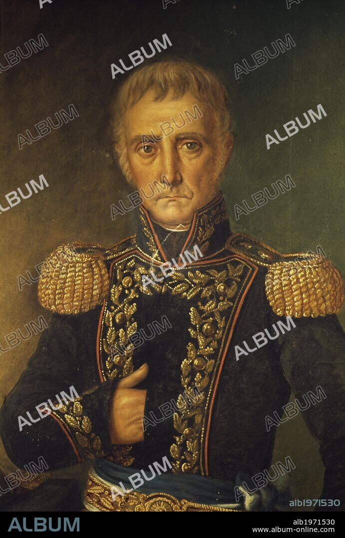 Portrait of Cornelio Saavedra (1759-1829). Argentina, 18th-19th century.