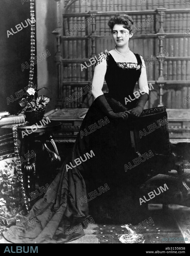 Washington, D.C.:  1886. The youngest First Lady in history, twenty-one year old Frances Folsom Cleveland.