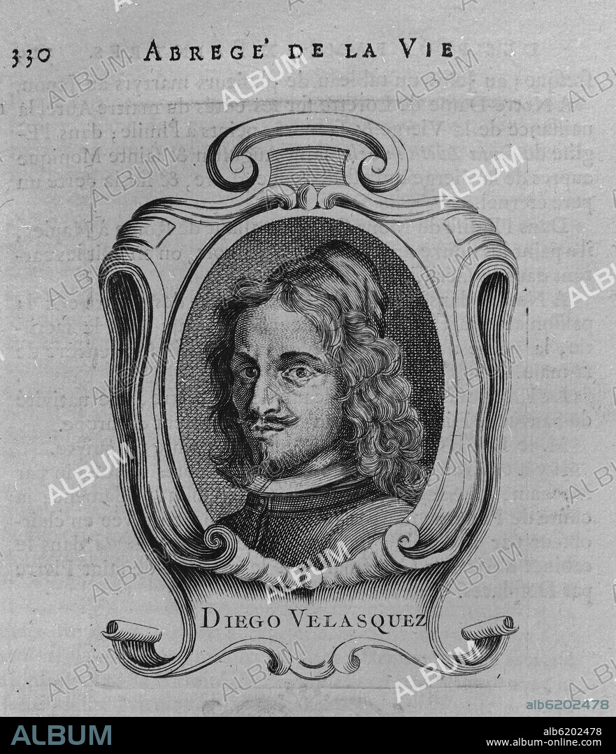 RETRATO DE DIEGO VELAZQUEZ (1599/1660) - PINTOR DEL BARROCO ESPAÑOL.