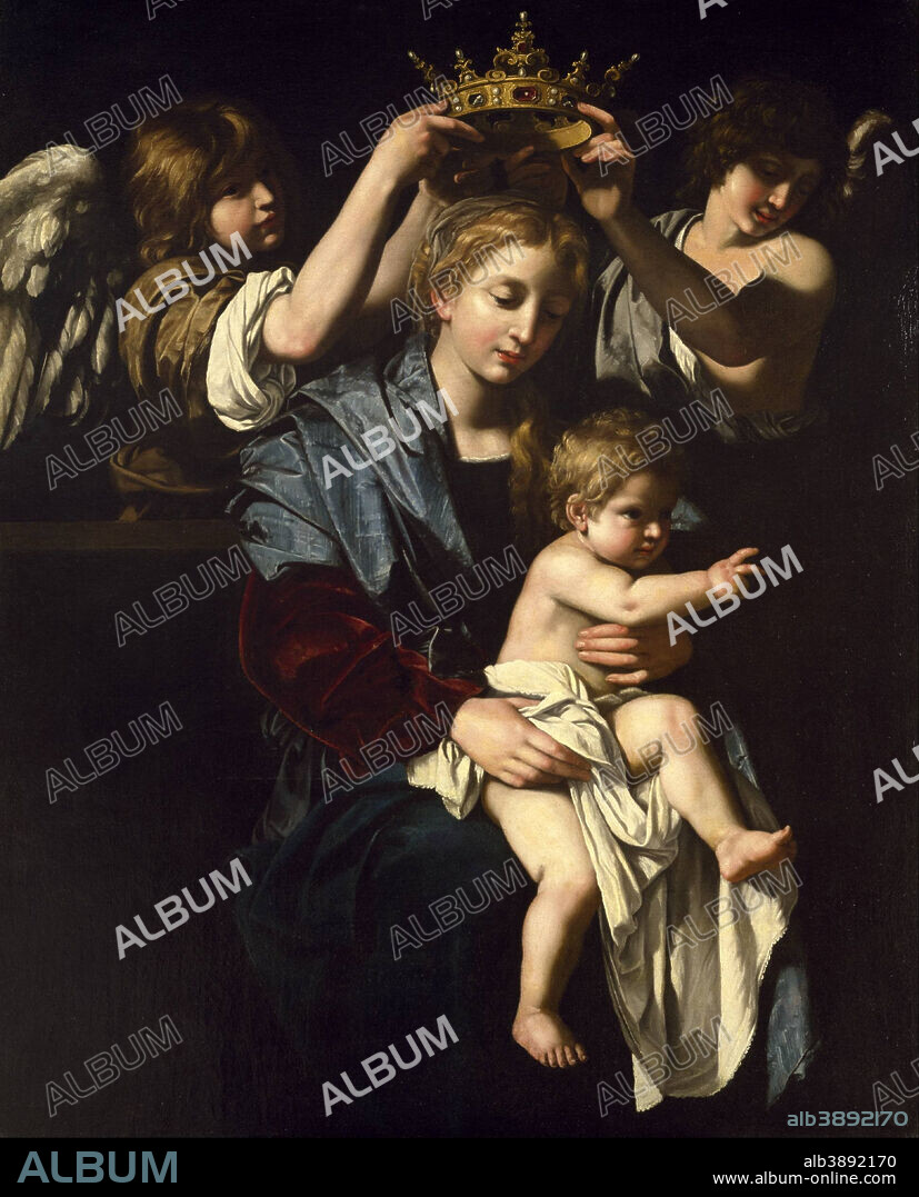 BARTOLOMEO CAVAROZZI. Virgin and Child with Angels. Date/Period: Ca. 1620. Painting. Oil on canvas Oil on canvas. Height: 155.26 mm (6.11 in); Width: 125.10 mm (4.92 in).