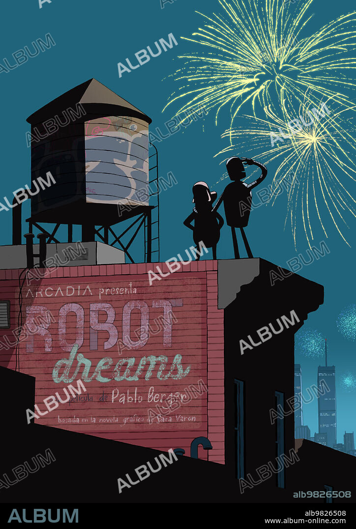 Poster of ROBOT DREAMS, 2023, directed by PABLO BERGER. Copyright ARCADIA MOTION PICTURES.