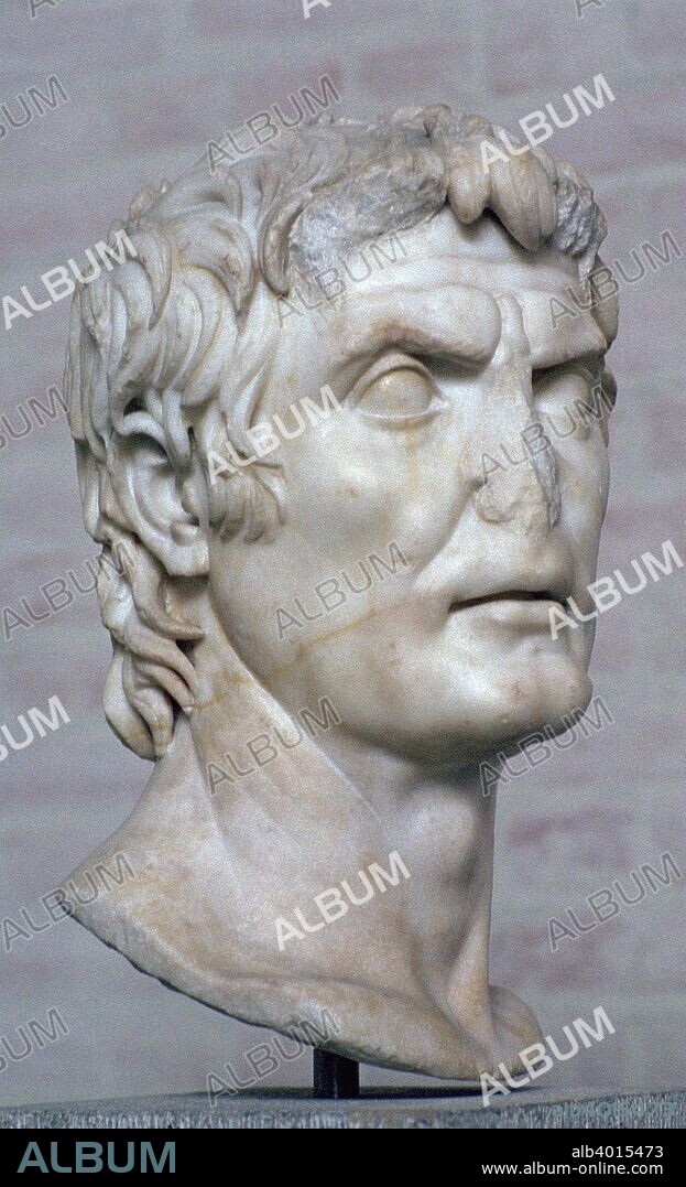 Bust of Lucius Cornelius Sulla, 2nd century BC. Lucius Cornelius Sulla Felix (138-78 BC), commonly known as Sulla, was a Roman general and statesman. This bust was possibly made late 1st century BC-early 1st century AD, after one from the 2nd century BC. From the Glyptothek in Munich.