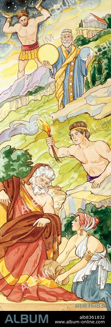 In ancient Greek mythology, the Titans were giants who once ruled the world, until Zeus overthrew them and took power.