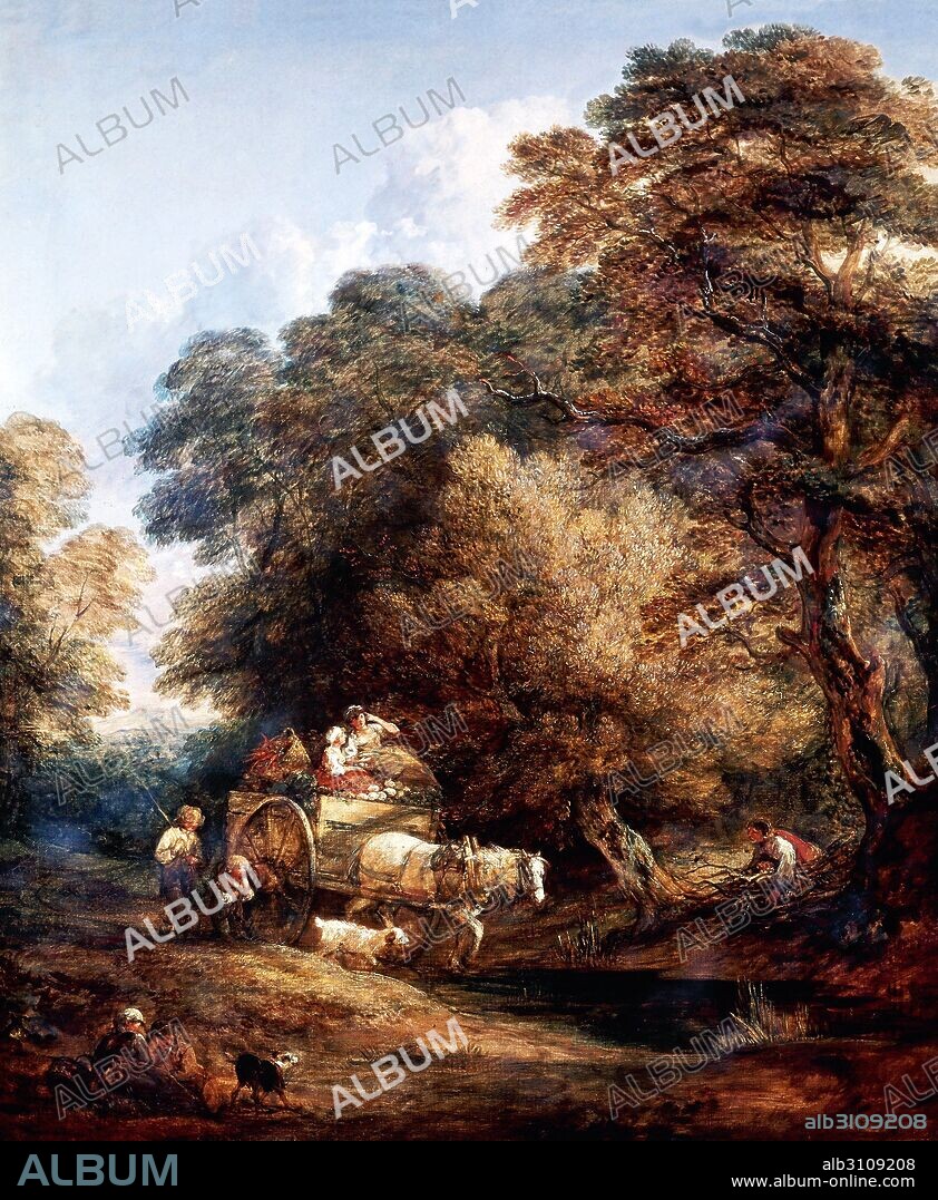 THOMAS GAINSBOROUGH. The market cart, 1786.