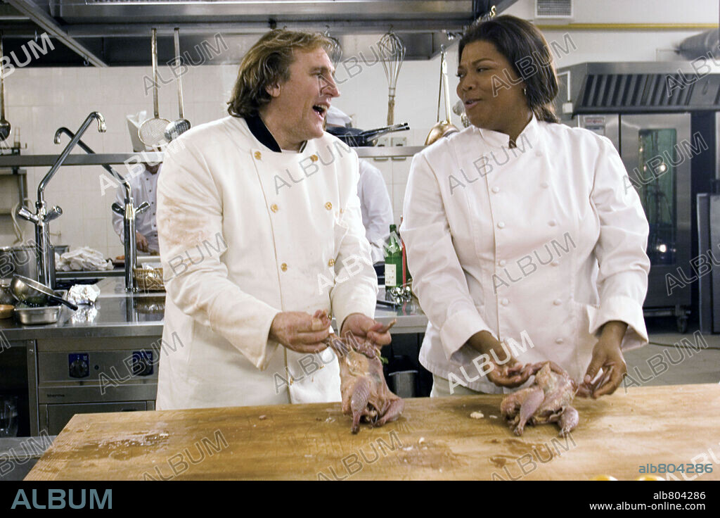 GERARD DEPARDIEU et QUEEN LATIFAH dans LAST HOLIDAY, 2006, réalisé par WAYNE WANG. Copyright PARAMOUNT PICTURES / VAUGHAN, STEPHEN.