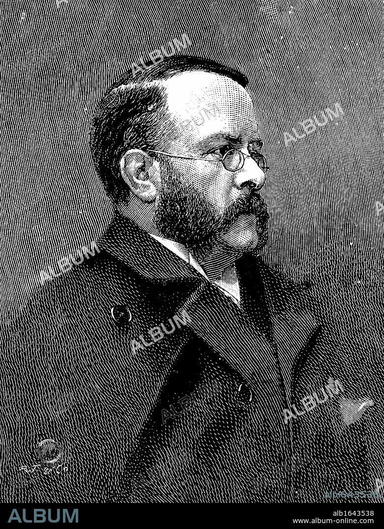 Thomas John Barnardo (1845-1905) Irish-born philanthropist and physician: founder of the East End Mission for destitute children in London 1867 which became known as Dr Barnardo's Homes. Engraving published 1893.