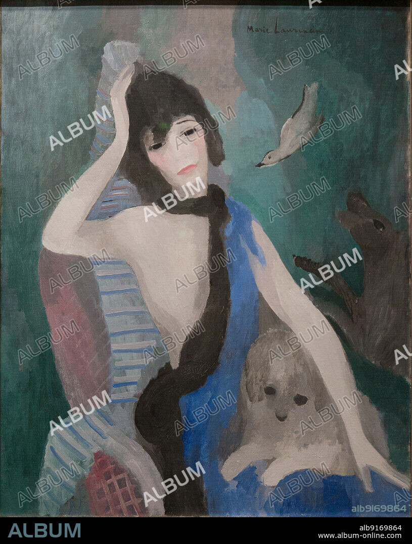 MARIE LAURENCIN. Portrait de Mademoiselle Chanel.