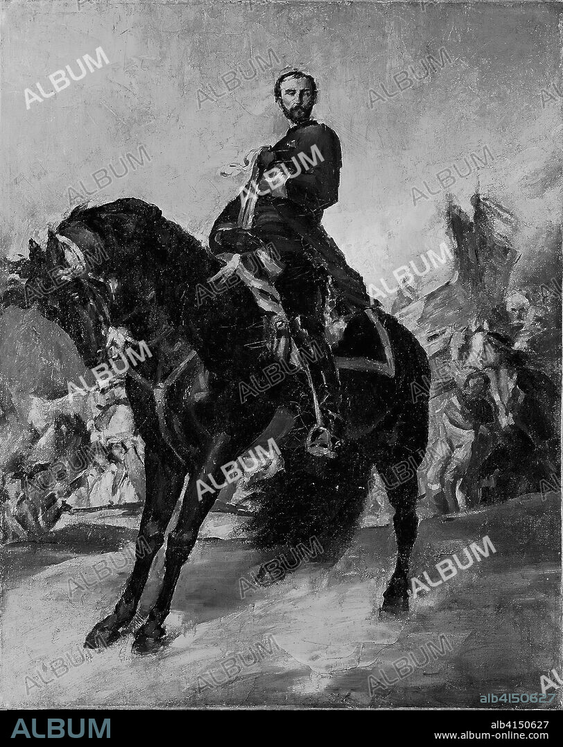 General Juan Prim (1814-1870). Henri Regnault; French, 1843-1871. Date: 1868. Dimensions: 31 11/16 × 25 5/16 in. (80.5 × 64.2 cm). Oil on canvas. Origin: France.
