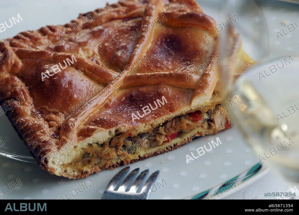 O Grove; restaurante "El Crisol"; empanada gallega.