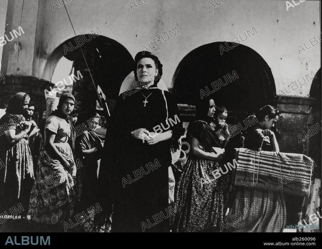 DOLORES DEL RIO in THE SOLDIERS OF PANCHO VILLA, 1959 (LA CUCARACHA). Copyright PELICULAS RODRIGUEZ.