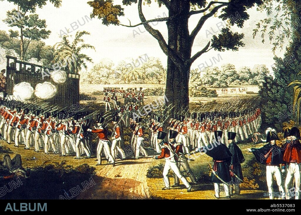 The First Anglo-Burmese War ( 5 March 1824 – 24 February 1826) was the first of three wars fought between the British and Burmese Empire in the 19th century. The war, which began primarily over the control of northeastern India, ended in a decisive British victory, giving the British total control of Assam, Manipur, Cachar and Jaintia as well as Arakan Province and Tenasserim. The Burmese were also forced to pay an indemnity of one million pounds sterling, and sign a commercial treaty. The war was the longest and most expensive war in British Indian history. Fifteen thousand European and Indian soldiers died, together with an unknown number of Burmese army and civilian casualties. The high cost of the campaign to the British, five million pounds sterling to 13 million pounds sterling (roughly 18.5 billion to 48 billion in 2006 US dollars), led to a severe economic crisis in British India in 1833. For the Burmese, it was the beginning of the end of their independence. The Third Burmese Empire, for a brief moment the terror of British India, was crippled and no longer a threat to the eastern frontier of the British Raj. The Burmese would be crushed for years to come by repaying the large indemnity of one million pounds (then US$5 million), a large sum even in Europe of that time. The British would make two more wars against a much weakened Burma, and swallow up the entire country by 1885.
