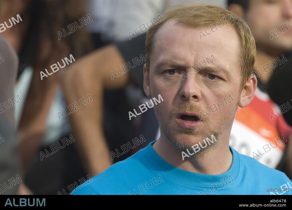 SIMON PEGG in RUN FATBOY RUN, 2007, unter der Regie von DAVID SCHWIMMER. Copyright ENTERTAINMENT FILMS/ MATERIAL ENTERTAINMENT.