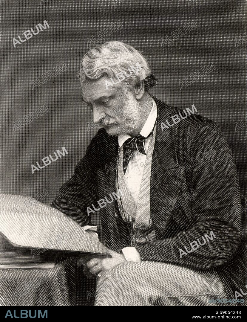 John James Robert Manners, 7th Duke of Rutland (1818-1906), English Conservative politician. Known as Lord John Manners until 1888 when he succeeded his brother as Duke of Rutland. Accompanied Disraeli in 1844 on a tour of the industrial districts of Lancashire and is mentioned in Disraeli's novels 'Coningsby' (1844) and 'Sybil' (1845). Engraving, c1870.