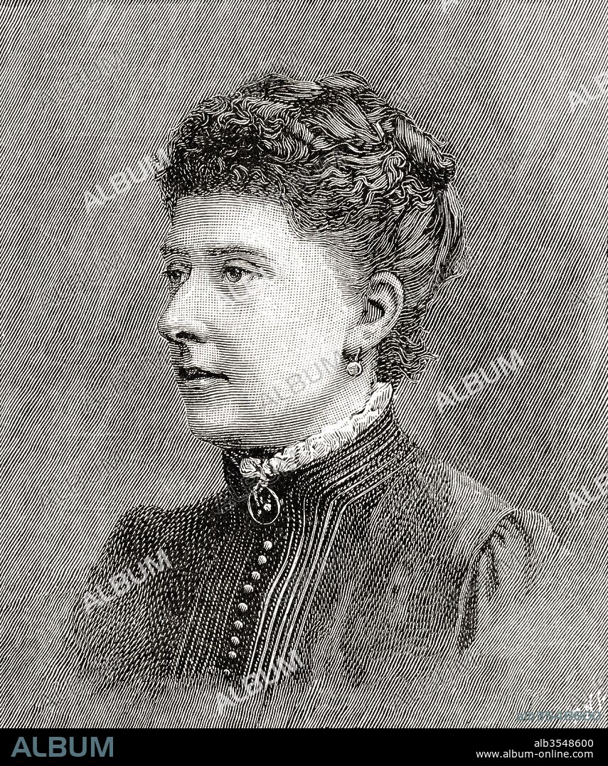 Princess Beatrice of the United Kingdom, later Princess Henry of Battenberg, 1857 – 1944. Fifth daughter and youngest child of Queen Victoria and Prince Albert. Seen here aged 34. From The Strand Magazine, Vol I January to June, 1891.