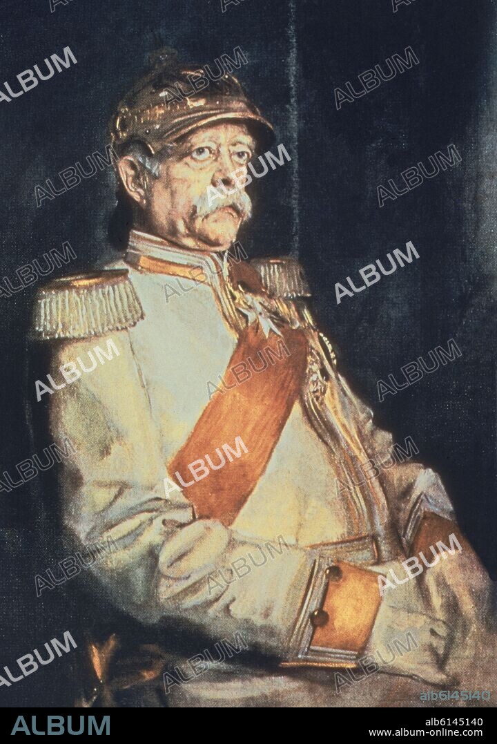 FRANZ VON LENBACH. Chancellor Otto Von Bismarck - 19th century.