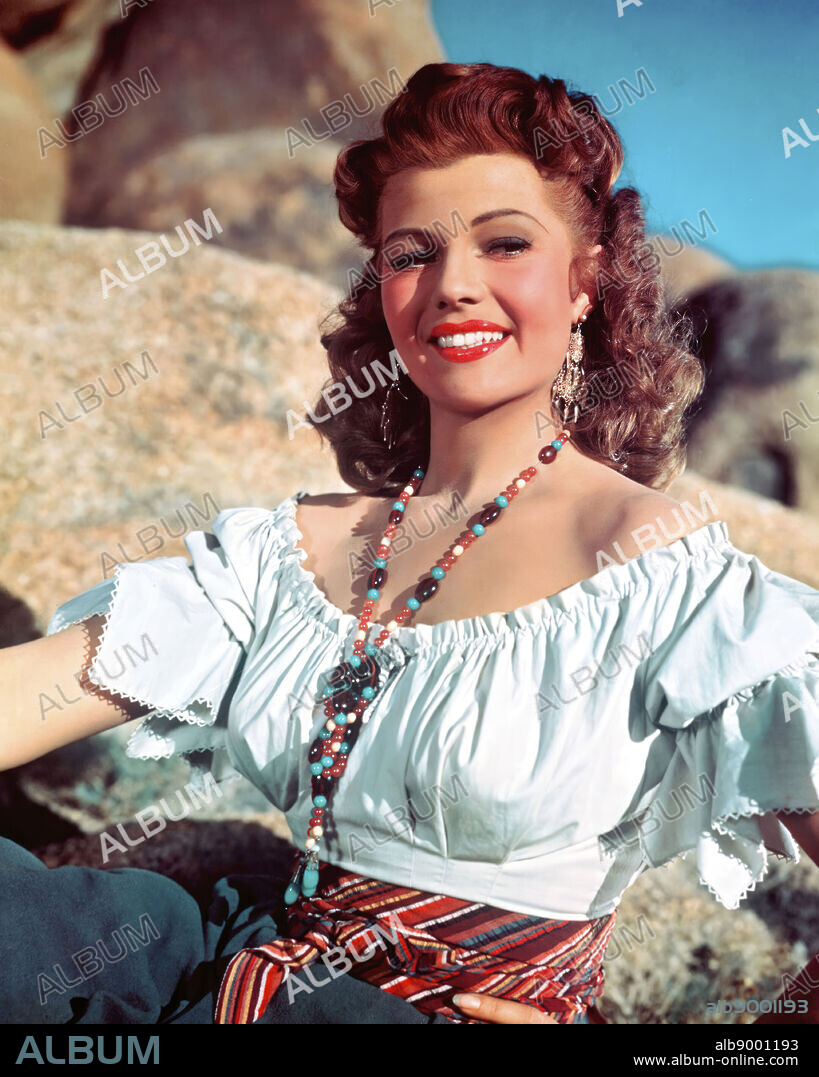 RITA HAYWORTH in THE LOVES OF CARMEN, 1948, directed by CHARLES VIDOR. Copyright COLUMBIA PICTURES.