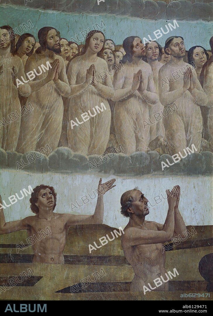 JUAN DE BORGOÑA. SALA CAPITULAR - JUICIO FINAL - DETALLE - 1509-1511 - RENACIMIENTO ESPAÑOL.
