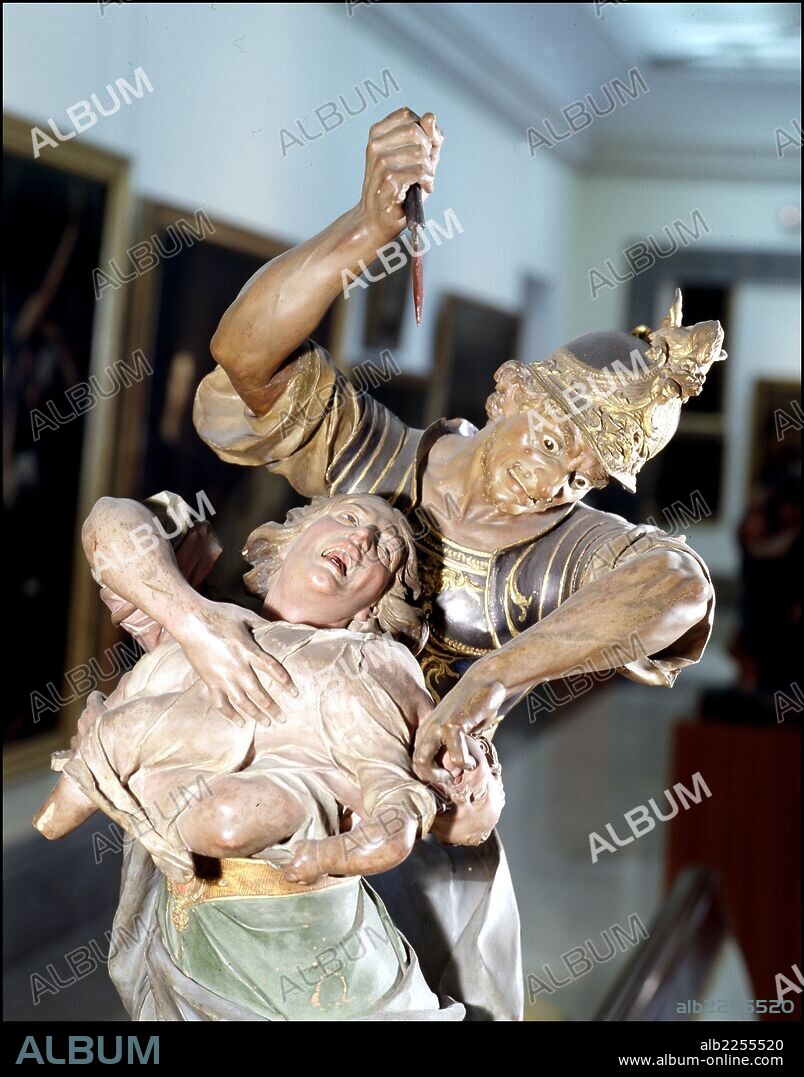 GINES, JOSE. ESCULTOR ESPAÑOL. POLOP DE LA MARINA 1768-1823. " MATANZA DE LOS SANTOS INOCENTES ", DETALLE. MUSEO BELLAS ARTES DE SAN FERNANDO. MADRID.