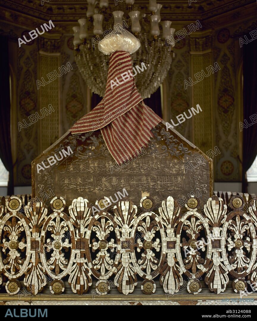 Orhan Ghazi (1281-1362). 2nd Ottoman sultan of Ottoman Empire. The Tu_rbe of Orhan Gazi in Bursa, Turkey.