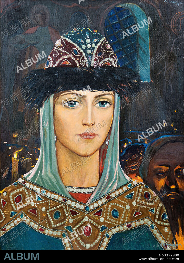 ILYA SERGEYEVICH GLAZUNOV. Grand Duchess Eudoxia of Moscow.