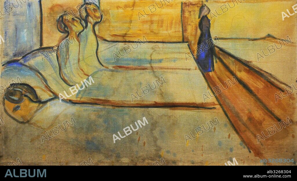 Edvard Munch (1863-1944). Pintor noruego. Sala de Hospital, 1897-1899. Museo Munch. Oslo. Noruega.