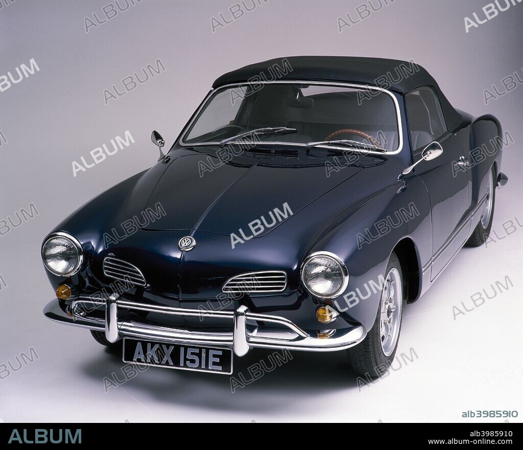 1967 Volkswagen Karmann Ghia. The Volkswagen Karmann Ghia was the idea of Wilhelm Karmann, who wanted to build a sports car based on the VW sedan. The car first appeared in 1955, and was the result of the union of VW, Karmann and the Ghia design studio. A total of 360,000 were produced and sold around the world. The car has been referred to as 'the world's slowest sports car' but its devotees were always prepared to sacrifice performance for the Karmann Ghia's graceful lines.