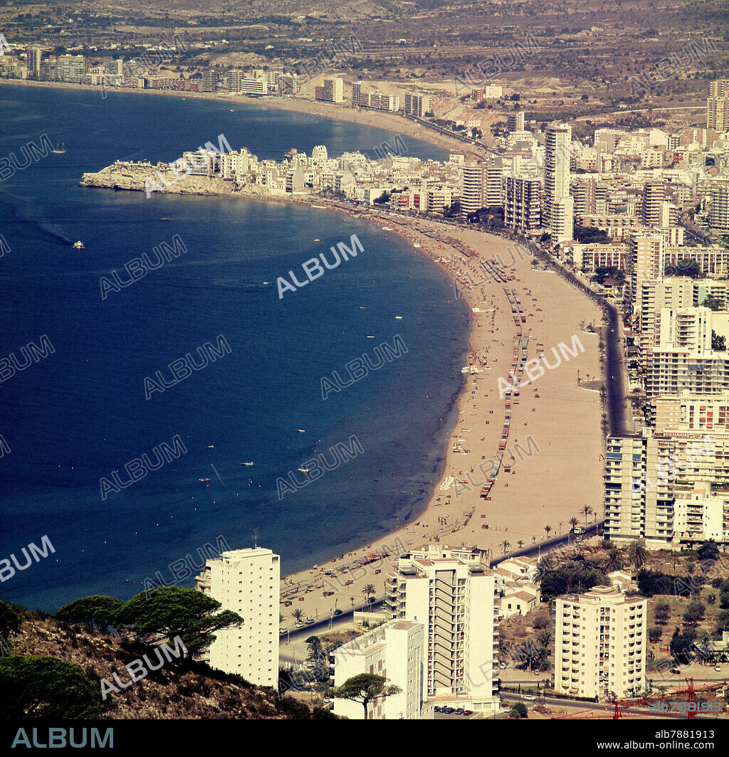 PANORAMICA DE LAS PLAYAS AÑOS 60 - FOTO AÑOS 60.