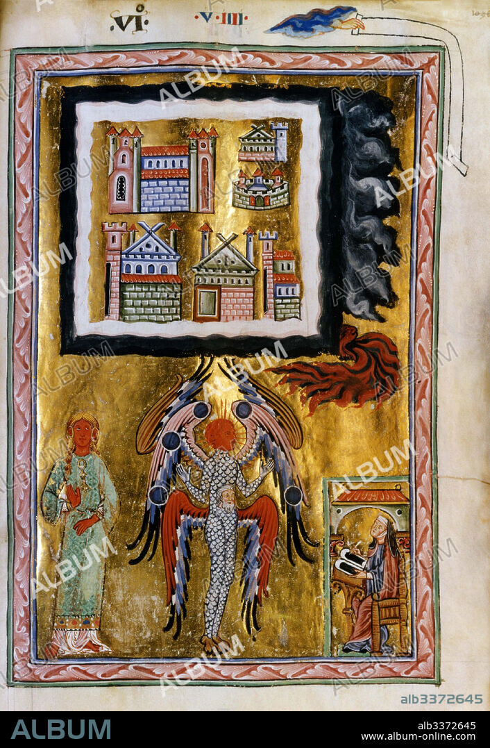 ANONYMOUS. The Completion of the Cosmos (Vision from Liber Divinorum Operum).