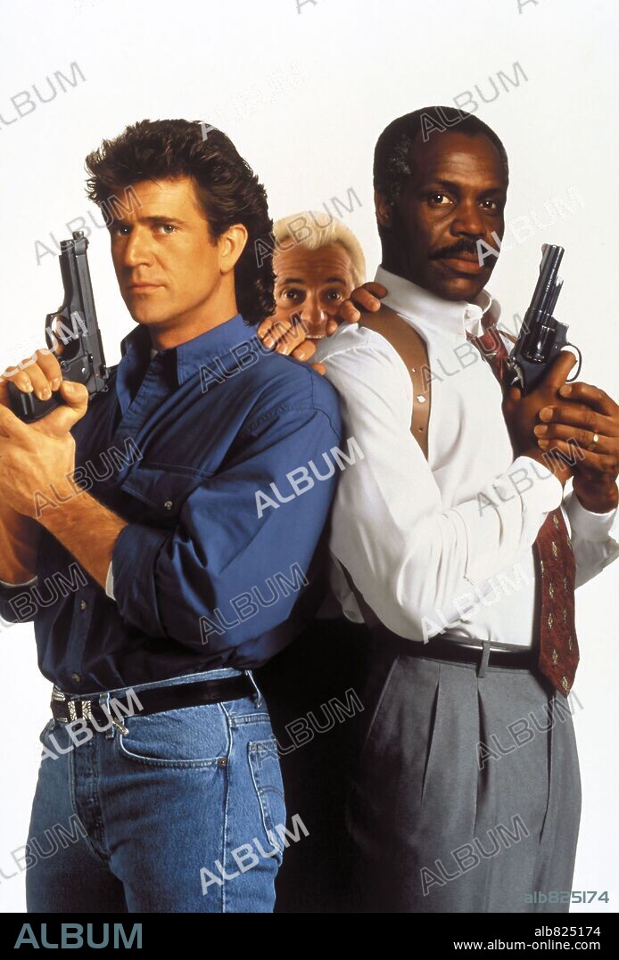 DANNY GLOVER, JOE PESCI und MEL GIBSON in BRENNPUNKT L.A. - DIE PROFIS SIND ZURÜCK, 1992 (LETHAL WEAPON 3), unter der Regie von RICHARD DONNER. Copyright WARNER BROTHERS.