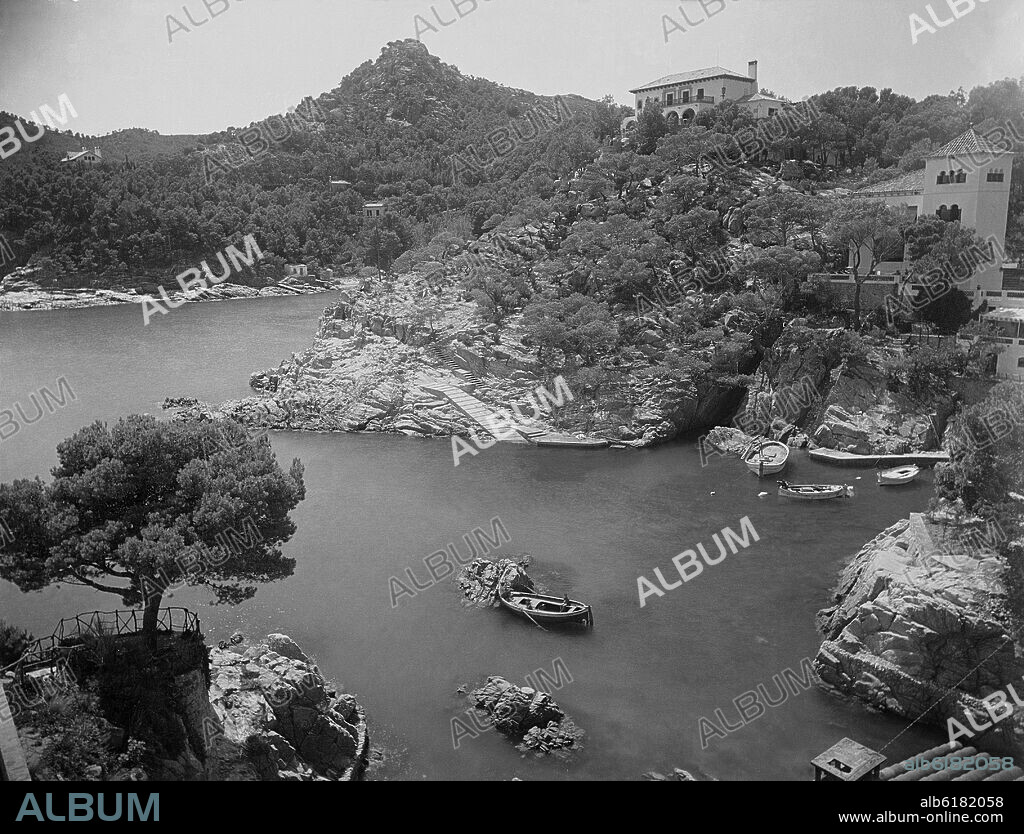 COSTA BRAVA - FOTOGRAFIA EN BLANCO Y NEGRO - 1953.