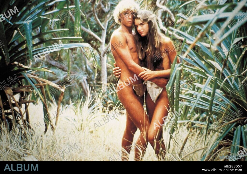Adam, CHRISTOPHER ATKINS und BROOKE SHIELDS. BROOKE SHIELDS und CHRISTOPHER ATKINS in THE BLUE LAGOON, 1980, unter der Regie von RANDAL KLEISER. Copyright INDEPENDENT.