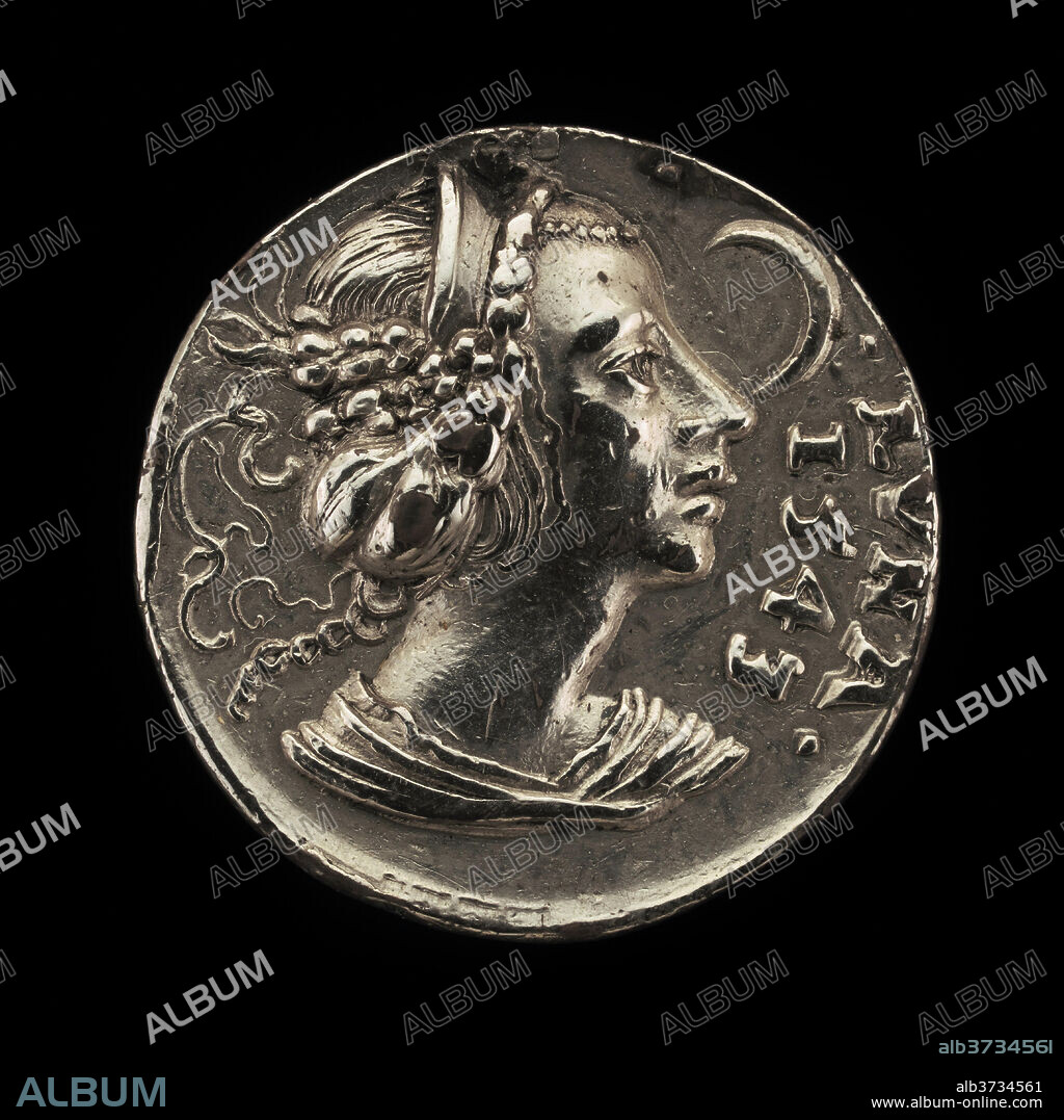 CONCZ WELCZ. Luna [obverse]. Dated: c. 1500/1599. Dimensions: overall (diameter): 1.92 cm (3/4 in.)  gross weight: 3.23 gr (0.007 lb.)  axis: 2:00. Medium: silver//Struck.
