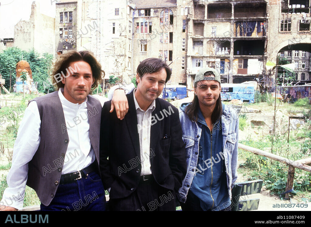 WOLKENSTEIN - Pictured: BENJAMIN SADLER as Christian, HELMUT ZIERL as Max Wolkenstein and MATHIAS NOACK as Rene Halbritter Director: Axel de Roche aka. Dangerous Friend Pilot film / Title: WOLKENSTEIN / Germany 1994.