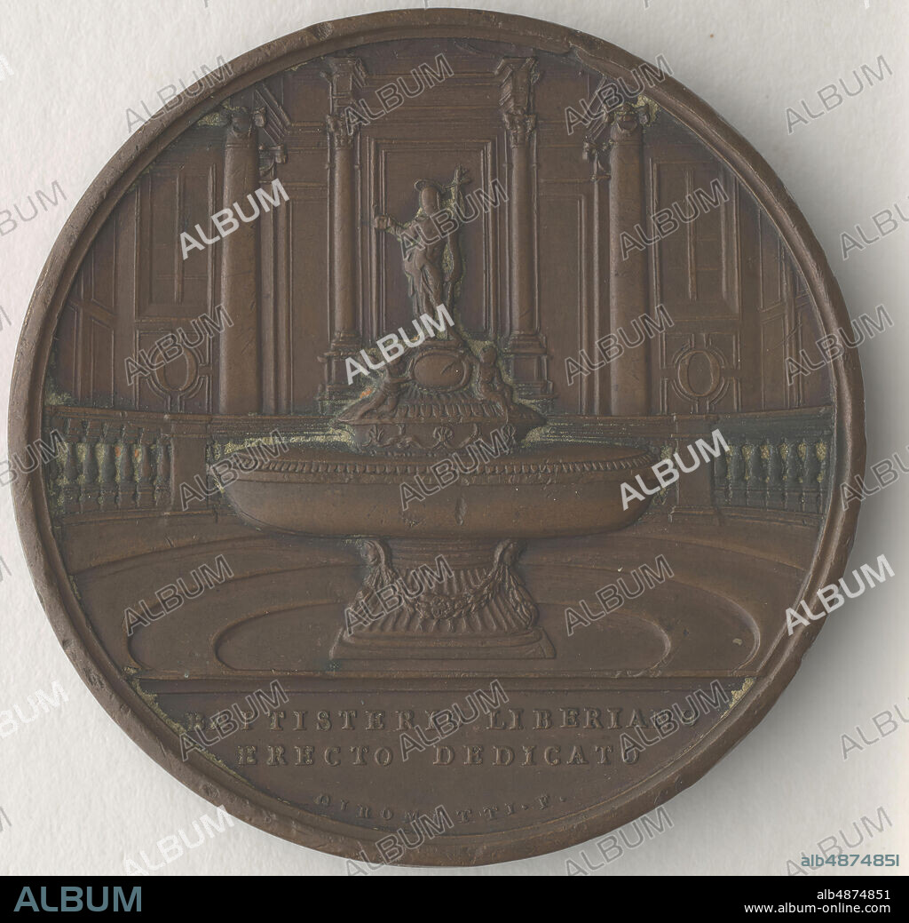 Giuseppe Girometti, Leo XII, 1827, bronze, 1 11/16 in. (4.3 cm.).