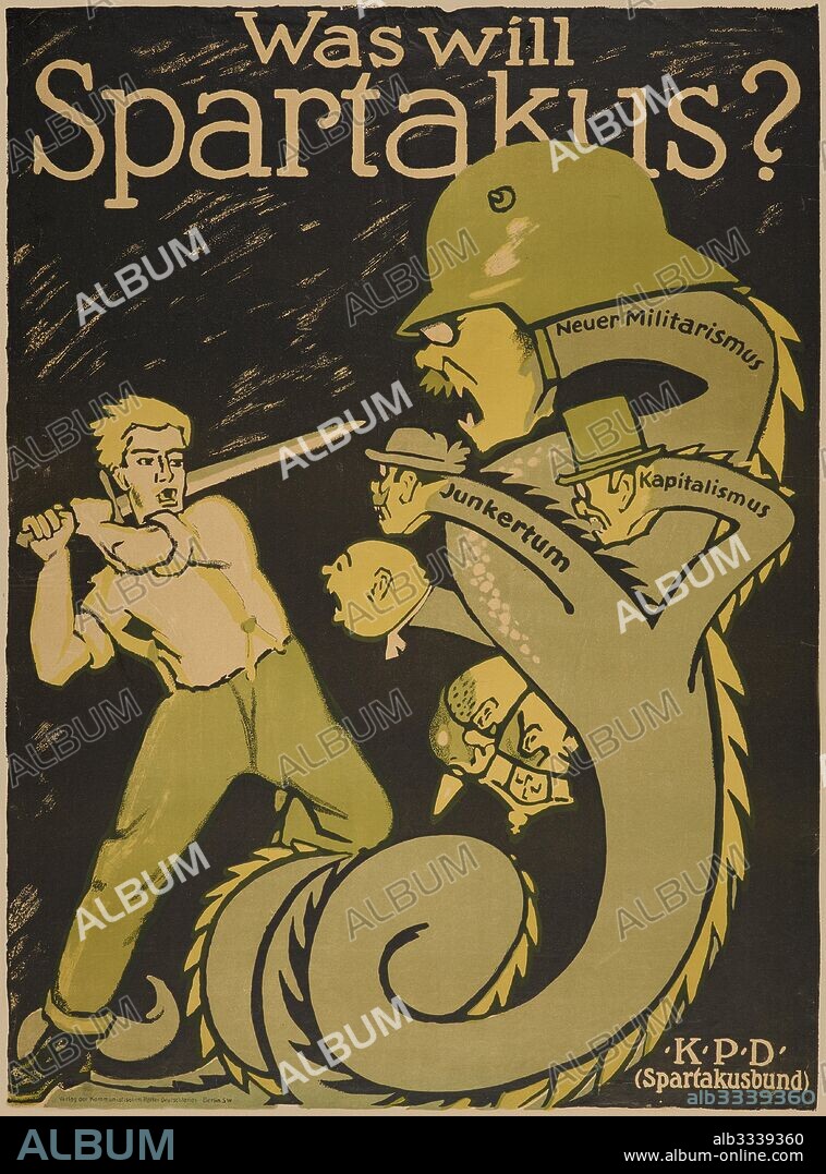 KARL JAKOB HIRSCH. The Spartacus League (Spartakusbund).