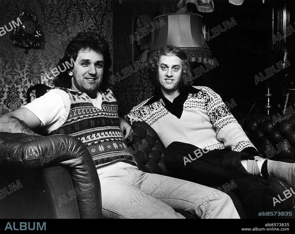 GÖTEBORG 1978-11-14.. Bjarne Lundqvist och Håkan Liljeblad i Streaplers är två luttrade dansbandsmusiker. *** Local Caption *** GP Foto: Lars Alexi / Kamerareportage / TT / Kod: 2524.