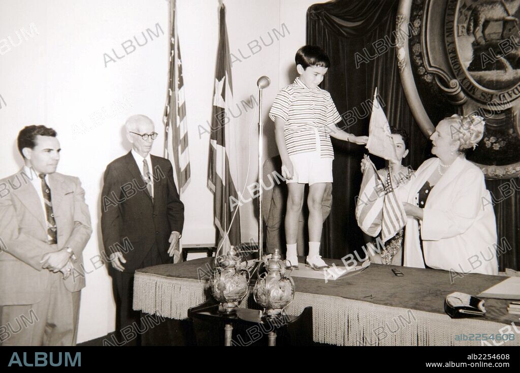 JOSELITO. JOSE JIMENEZ FERNANDEZ. ACTOR Y CANTANTE ESPAÑOL. JAEN 1947 -. HOMENAJE A JOSELITO EN PUERTO RICO , AÑO 1959.