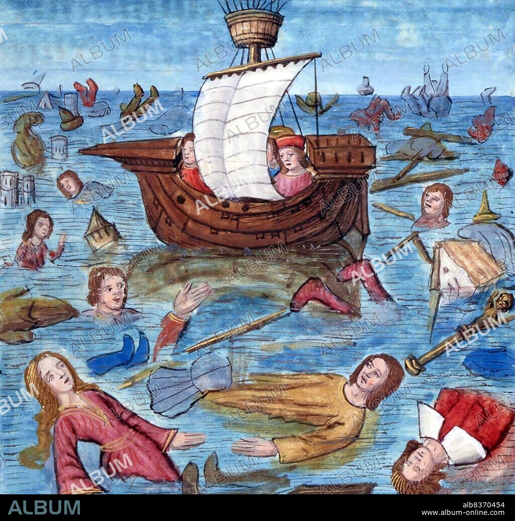 Noah's Ark (Biblical Hebrew: Tevat Noa) is the vessel in the Genesis flood narrative (Genesis chapters 69) by which God spares Noah, his family, and a remnant of all the world's animals from the flood.<br/><br/>. According to Genesis, God gave Noah instructions for building the ark. Seven days before the deluge, God told Noah to enter the ark with his household and the animals. The story goes on to describe the ark being afloat for 150 days and then coming to rest on the Mountains of Ararat and the subsequent receding of the waters. The story is repeated, with variations, in the Quran.