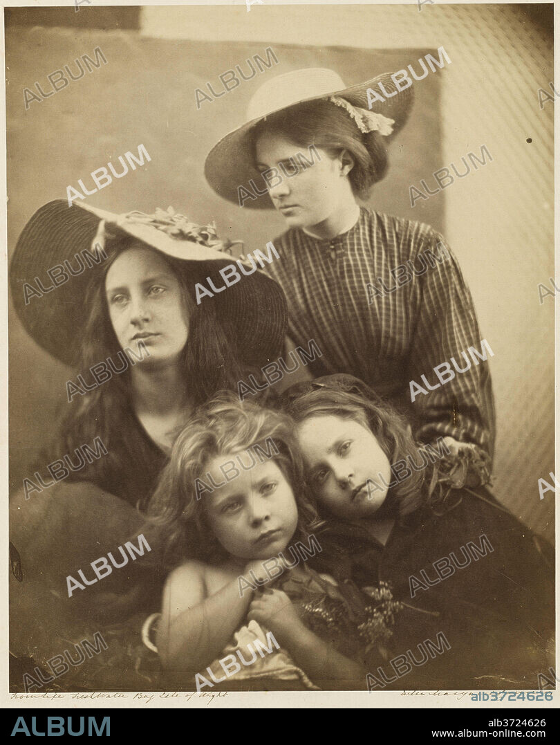 JULIA MARGARET CAMERON. Summer Days. Dated: 1866. Dimensions: image: 35.3 x 28.2 cm (13 7/8 x 11 1/8 in.)  mount: 49.1 x 40.3 cm (19 5/16 x 15 7/8 in.). Medium: albumen print from a wet collodion negative.