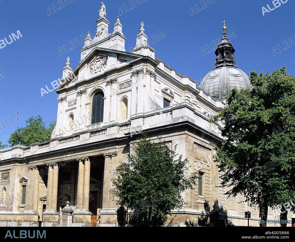 Brompton Oratory, South Kensington, London. Popularly known as Brompton Oratory, the Church of the Immaculate Heart of Mary was consecrated in 1884. It is the second largest Roman Catholic church in London after Westminster Cathedral.