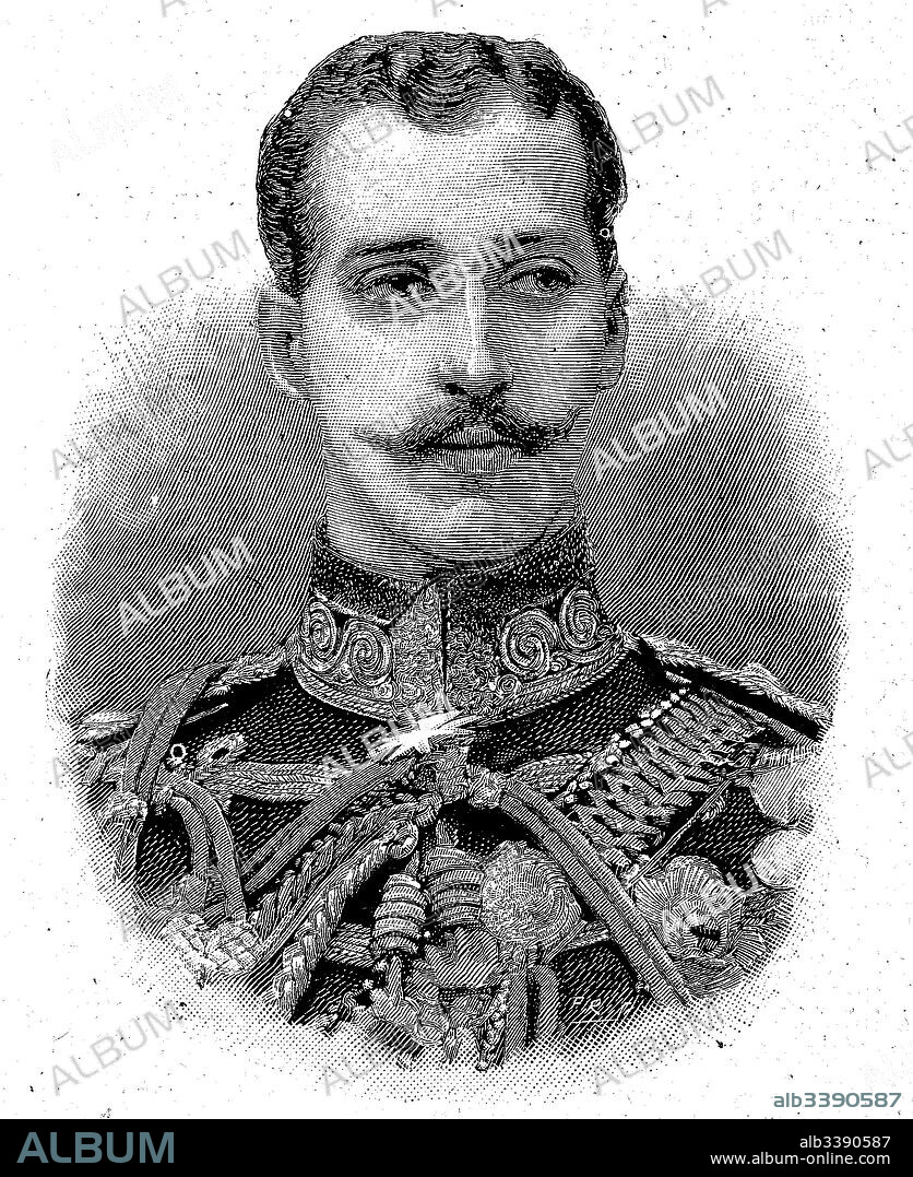 Prince Albert Victor, Duke of Clarence and Avondale, Albert Victor Christian Edward; 8 January 1864 - 14 January 1892, was the eldest child of Albert Edward, Prince of Wales, later King Edward VII, and the grandson of the reigning British monarch, Queen Victoria, Woodcut from 1892.