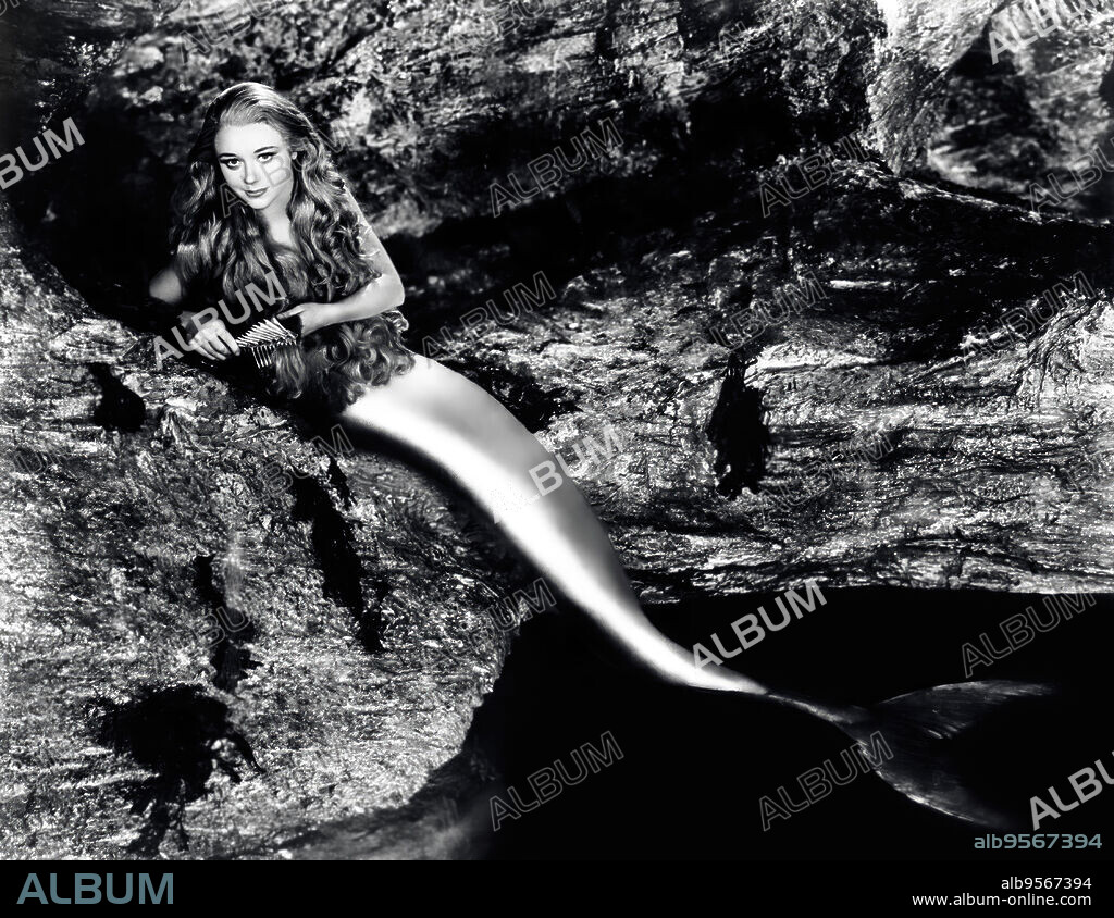 GLYNIS JOHNS dans MIRANDA, 1948, réalisé par KEN ANNAKIN. Copyright GAINSBOROUGH FILMS.