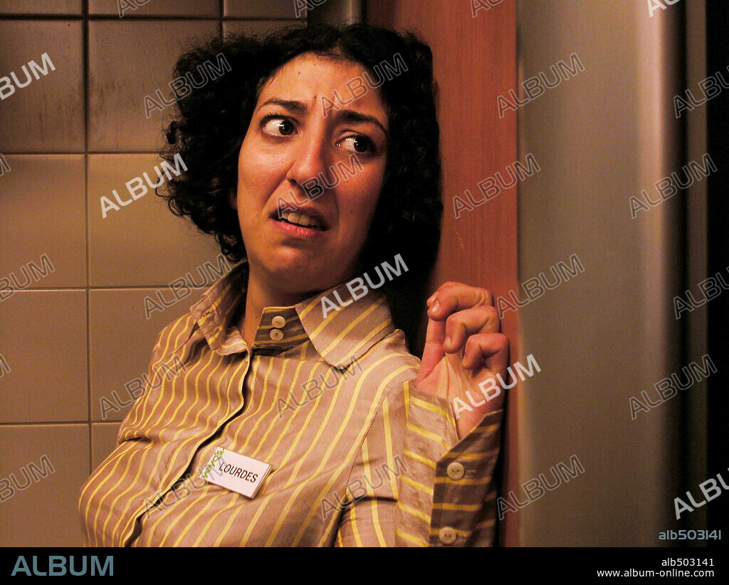 MONICA CERVERA in CRIMEN FERPECTO, 2004, directed by ALEX DE LA IGLESIA. Copyright PANICO FILMS / DE PASCUALIS, MONICA.