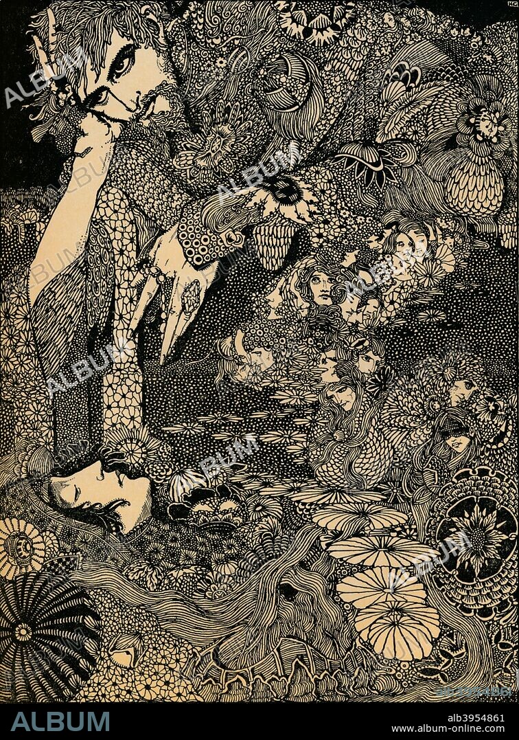 'Morella', c1920. An illustration for 'Tales of Mystery & Imagination' by Edgar Allan Poe (1809-1849). From The Studio Volume 78, [London Offices of the Studio, London, 1919-20].