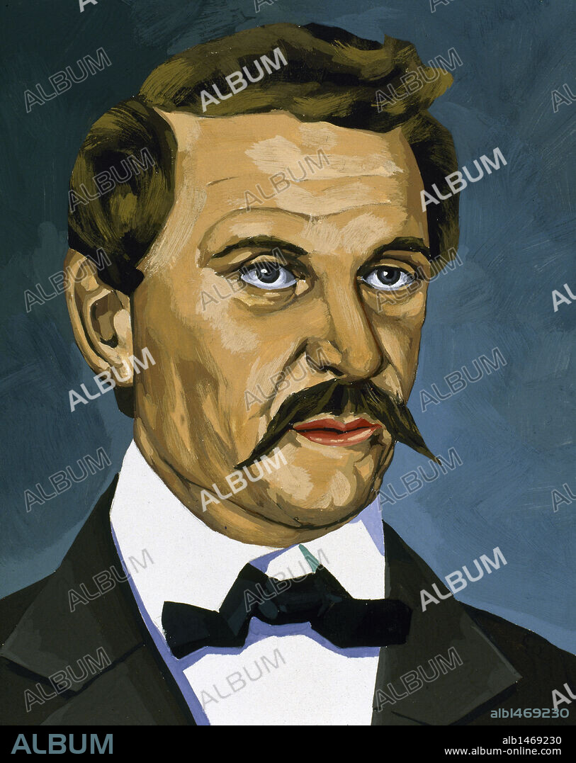 JANOS ARANY (1817-1882). Poeta húngaro. Dibujo.