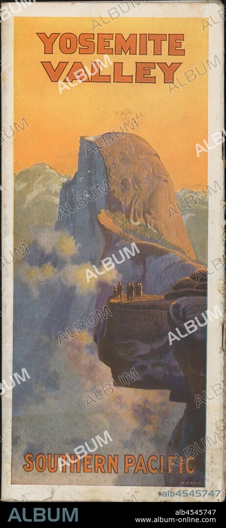 Booklet - 'Yosemite Valley, Southern Pacific', California, U.S.A., 1911, 'Yosemite Valley, Southern Pacific' is a booklet from 1911 that was issued by Southern Pacific, a major railway company of the U.S.A. The booklet provides travel information about the Yosemite National Park in California, U.S.A, which was possible to travel to by Southern Pacific trains. This is one of about eighty travel brochures, maps, railway timetables, postcards and guidebooks collected by.