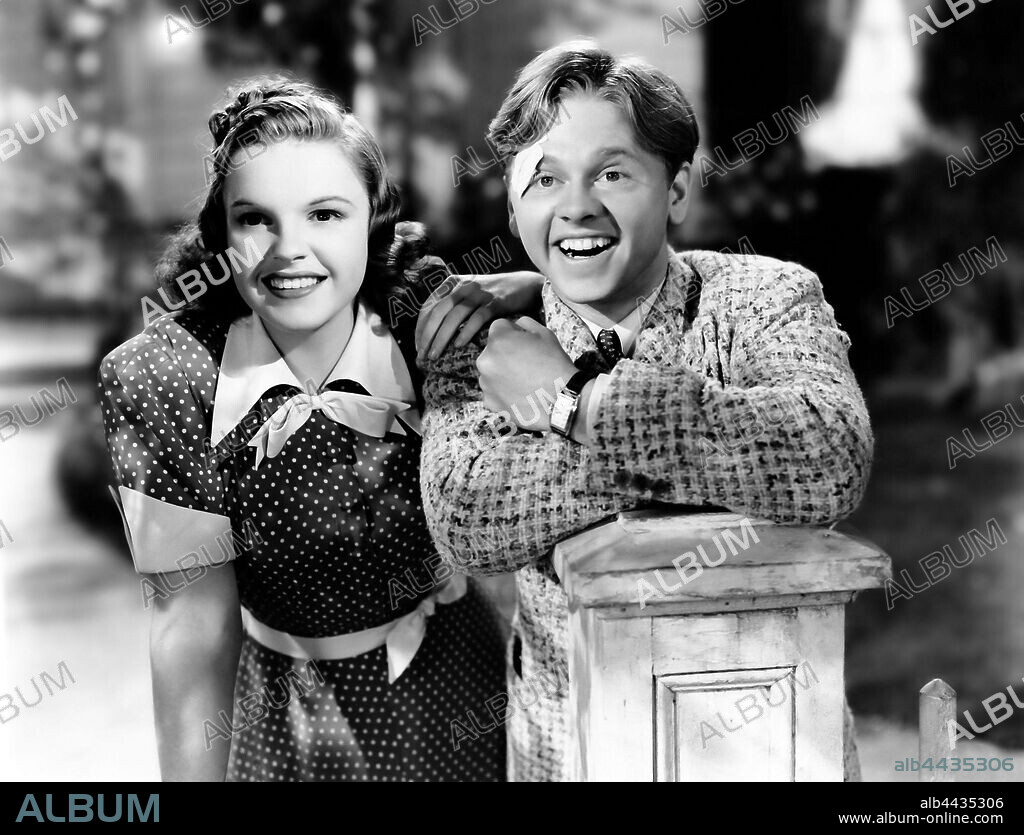 JUDY GARLAND und MICKEY ROONEY in BABES ON BROADWAY, 1941, unter der Regie von BUSBY BERKELEY. Copyright M.G.M.