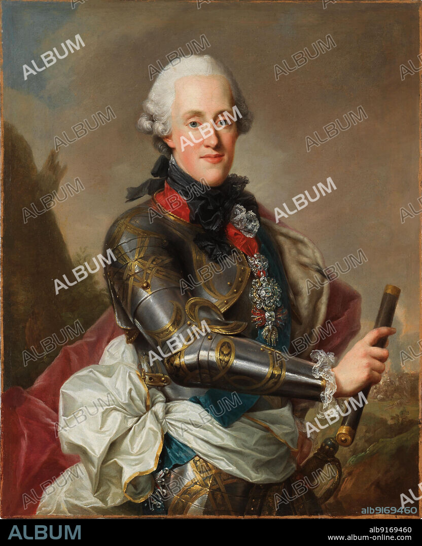 MARCELLO BACCIARELLI. Portrait of Prince Albert Casimir of Saxony, Duke of Teschen (1738-1822).