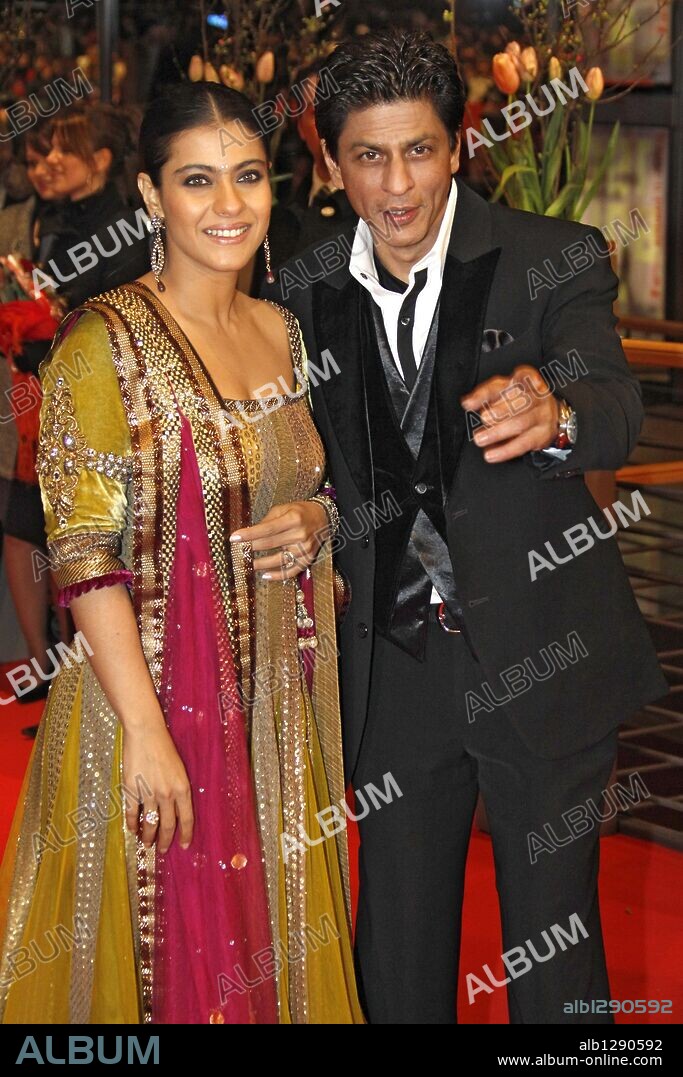 KAJOL DEVGAN and SHAHRUKH KHAN. Feb. 12, 2010 - Berlin, Berlin, Deutschland - Actress Kajol Devgan and actor Shah Rukh Khan at the premiere of MY NAME IS KHAN at Berlinale 2010, 60. Internationale Filmfestspiele Berlin / 60th Berlin International Film Festival. 12/02/2010